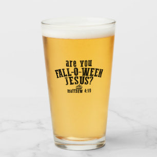 Verre Êtes-vous Chute-O-Ween Jésus Christian Halloween