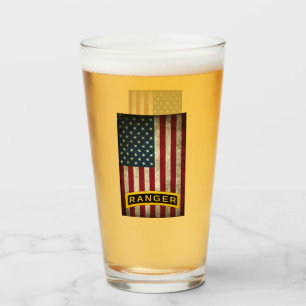 Verre Étiquette d'école de garde forestière d'armée de
