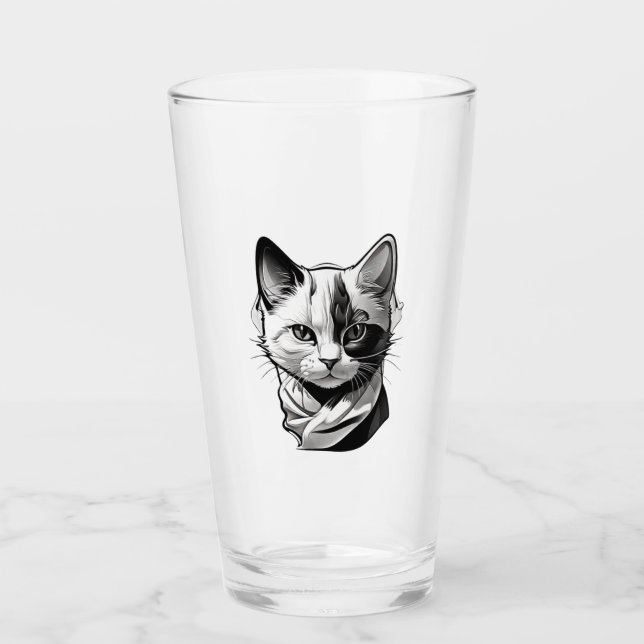 Verre Face de chat (Devant)
