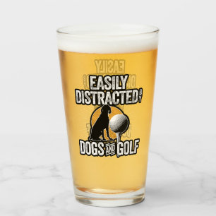 Verre Facilement distrait par les chiens et le golf
