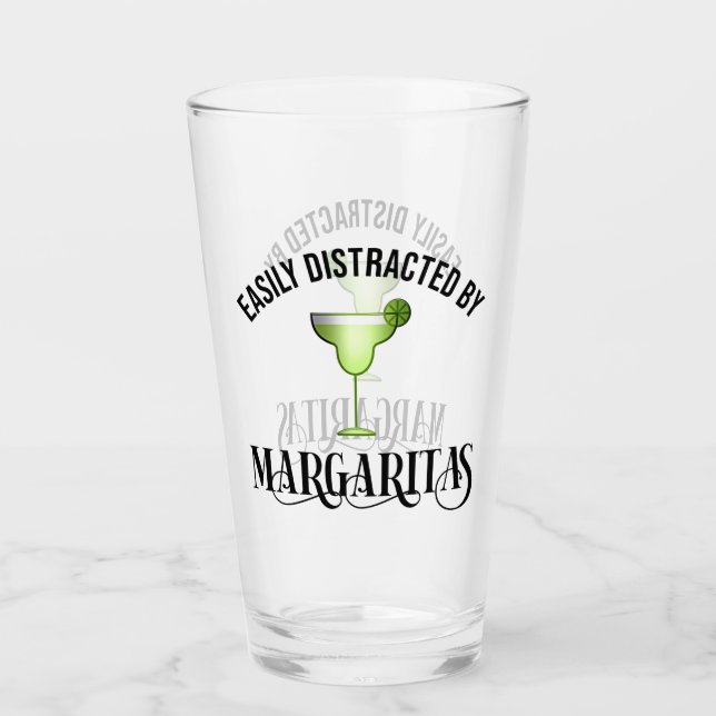 Verre Facilement Distrait Par Margaritas (Devant)