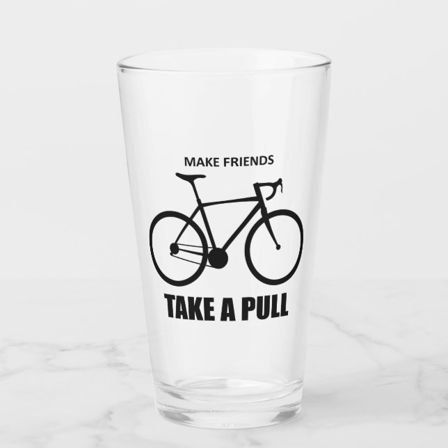 Verre Faites Faire Un Tour À Vélo À Vos Amis (Devant)