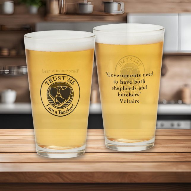 Verre Faites-moi confiance, je suis Boucher (Créateur téléchargé)