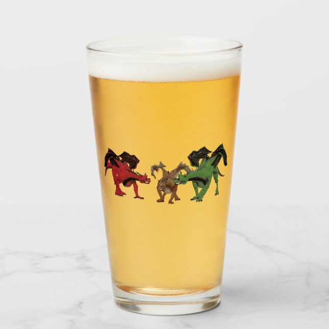 Verre Famille Dragon (Devant (rempli))