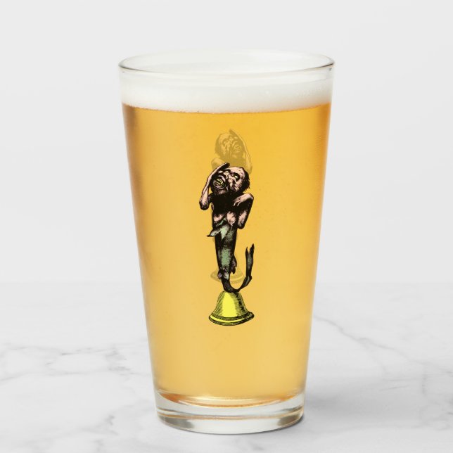 Verre Feejee Sirène Pint Glass (Devant (rempli))