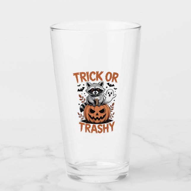 Verre Feral Halloween Trick ou Trashy (Devant)