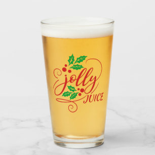 Verre Festif Jolly Juice Christmas Cheer Beer Glass