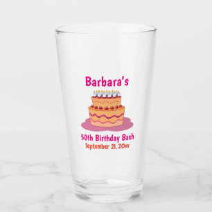 Verre Fête 50e Anniversaire Favor Pint de Bière Gâteau R