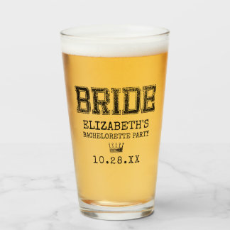 Verre Fête de la mariée collégiale