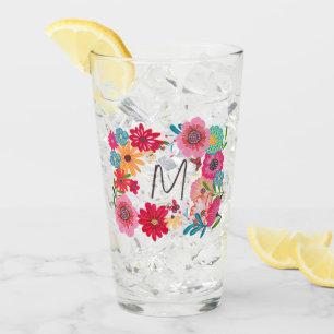 Verre Fête de mariage bohème rose vif