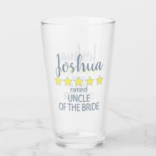 Verre Fête de mariage et de mariage 5 Étoiles oncle de l