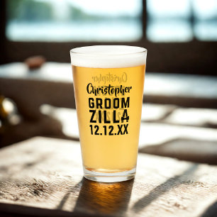 Verre Fête de mariage Groom Funny Groomzilla Tumbler en 