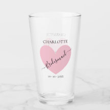 Fête de mariée rose coeur