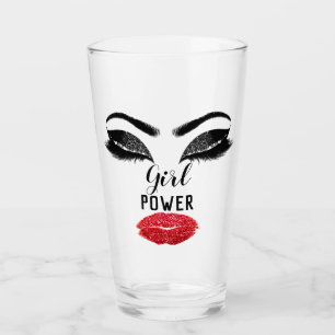 Verre Fête des mariées de maquillage des lèvres Red Kiss