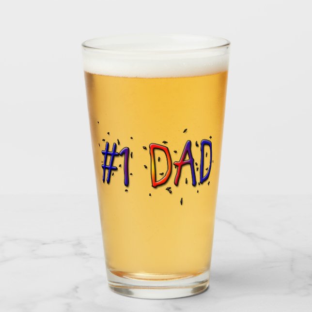 Verre Fête des pères #1 Papa (Devant (rempli))