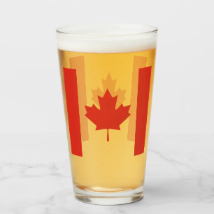 VERRE FEUILLE MAPLE DU CANADA