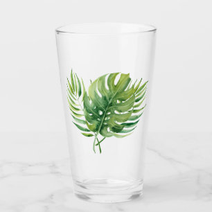 Verre Feuille tropicale