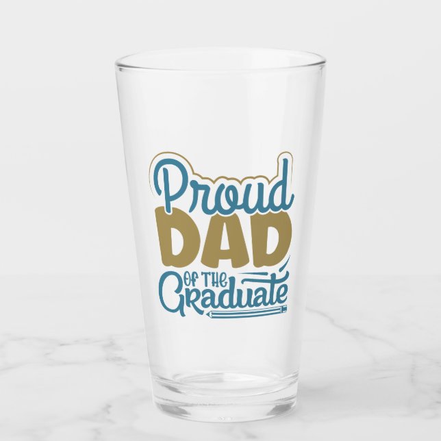 Verre Fier papa du Diplômé (Devant)