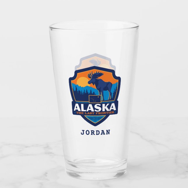 Verre Fierté de l'État | Alaska (Devant)
