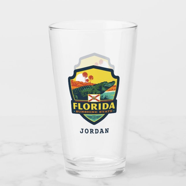 Verre Fierté de l'État | Floride (Devant)
