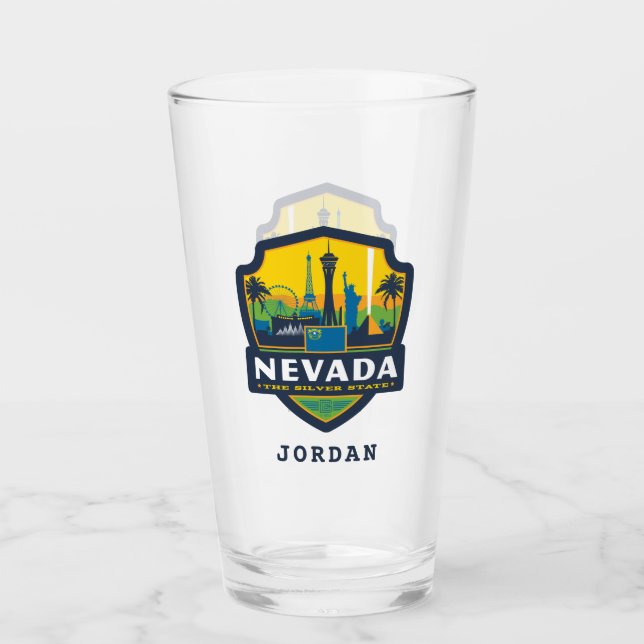 Verre Fierté de l'État | Nevada (Devant)