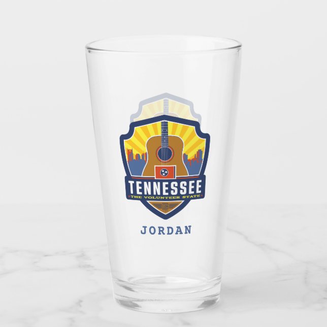 Verre Fierté de l'État | Tennessee (Devant)