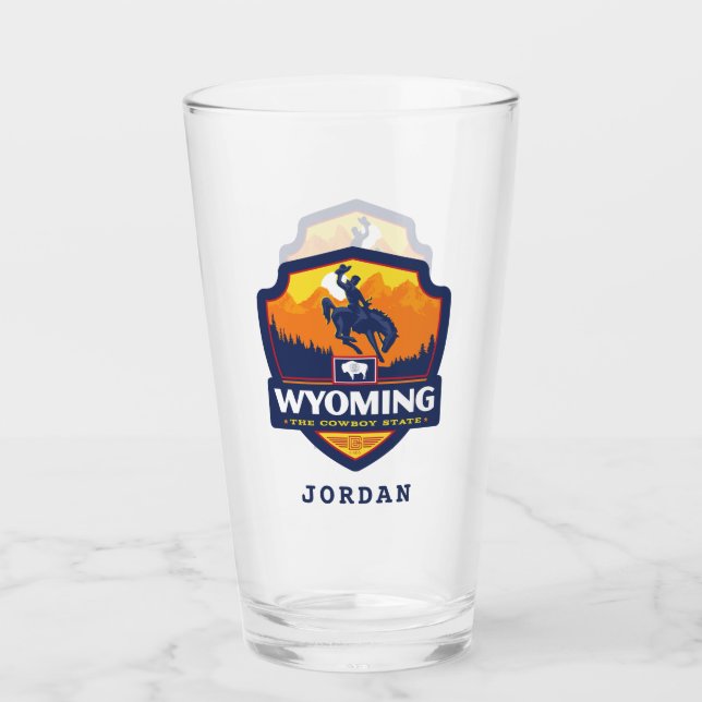 Verre Fierté de l'État | Wyoming (Devant)