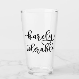 Verre Fierté Et Préjudice - À Peine Tolérable I