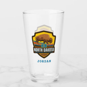 Verre Fierté   le Dakota du Nord d'état