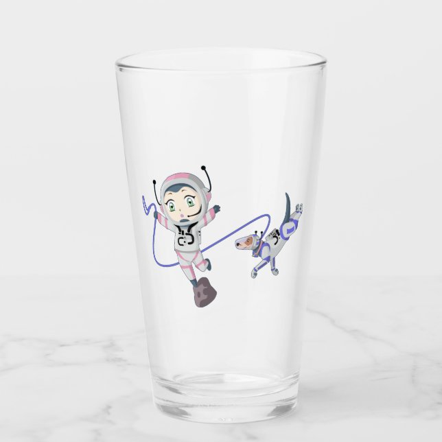 Verre Fille Astéroïde (Devant)