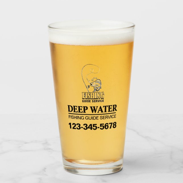 Verre Fishing Guide Service (Devant (rempli))