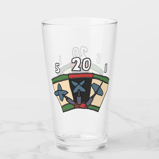 Verre fléchettes 180 (Devant)