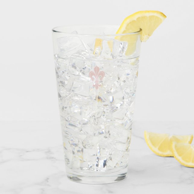 Verre Fleur de lis (Dos glace)