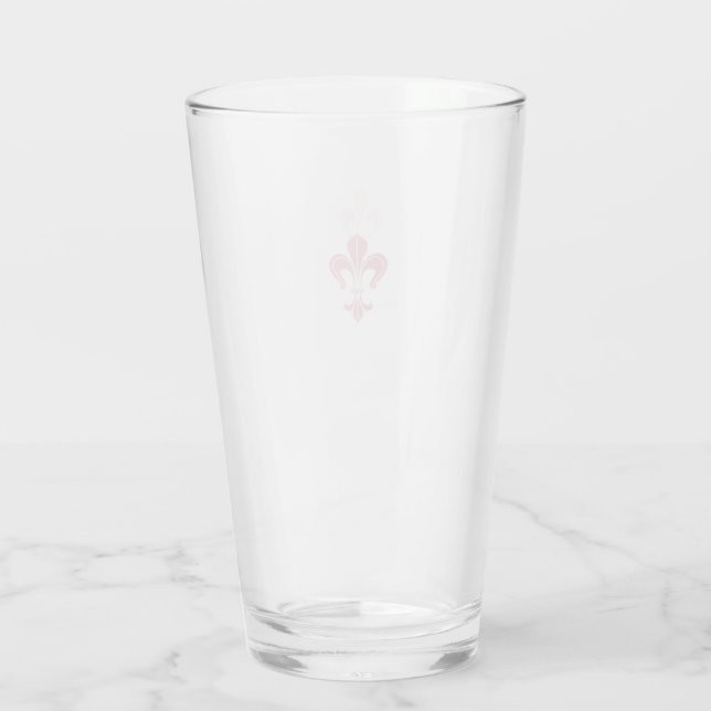 Verre Fleur de lis (Dos)