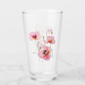 Verre Fleur de naissance d'août SANS LETTRAGE DOUBLE FLE