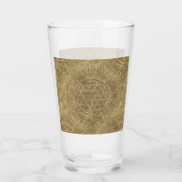 Fleur de vie - soleil - motif continu 4