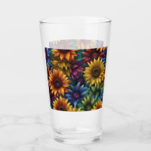 Fleurs de soleil multicolores #4