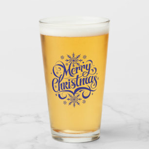 Verre Flocons de Noël