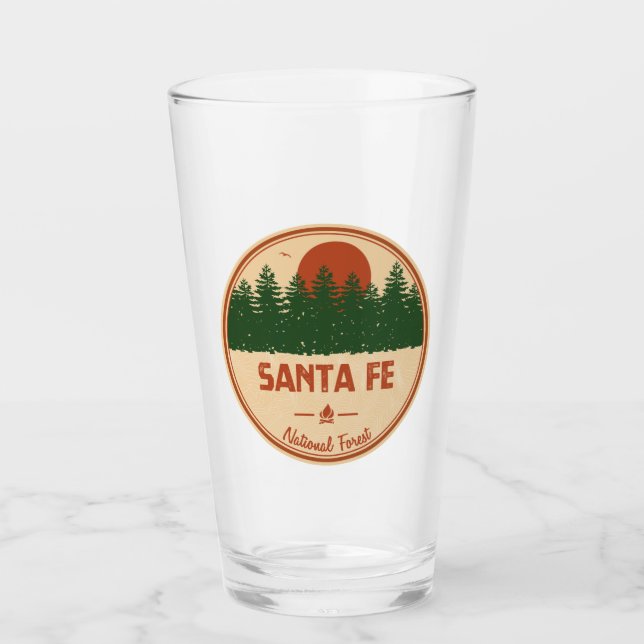 Verre Forêt nationale de père Noël Fe (Devant)