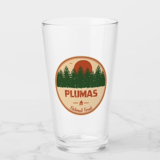 Verre Forêt nationale de Plumas (Devant)