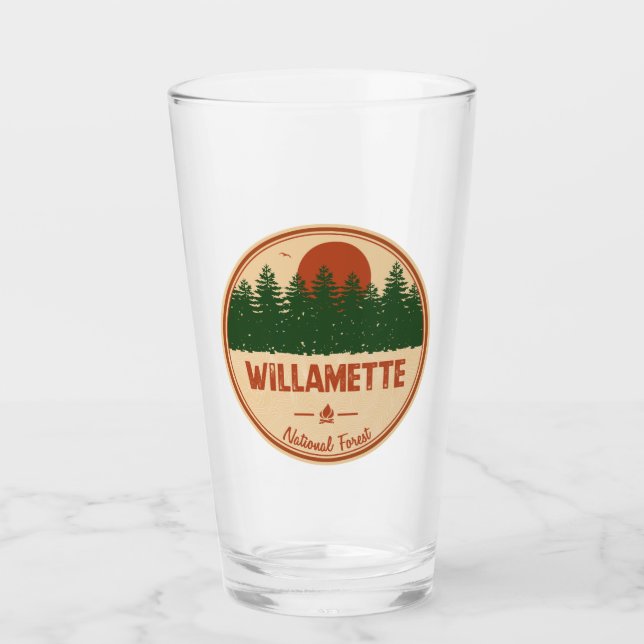 Verre Forêt nationale de Willamette (Devant)