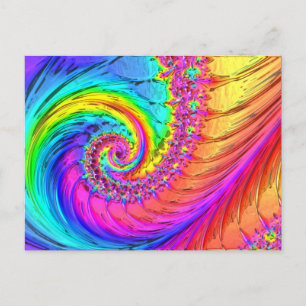 Verre fractal 6 Carte postale