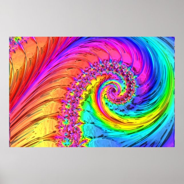 Verre fractal 6 Poster (Devant)