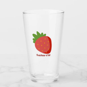 Verre Fraise Fraîcheur d'été