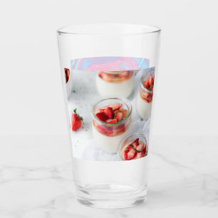 Verre fraises et crème