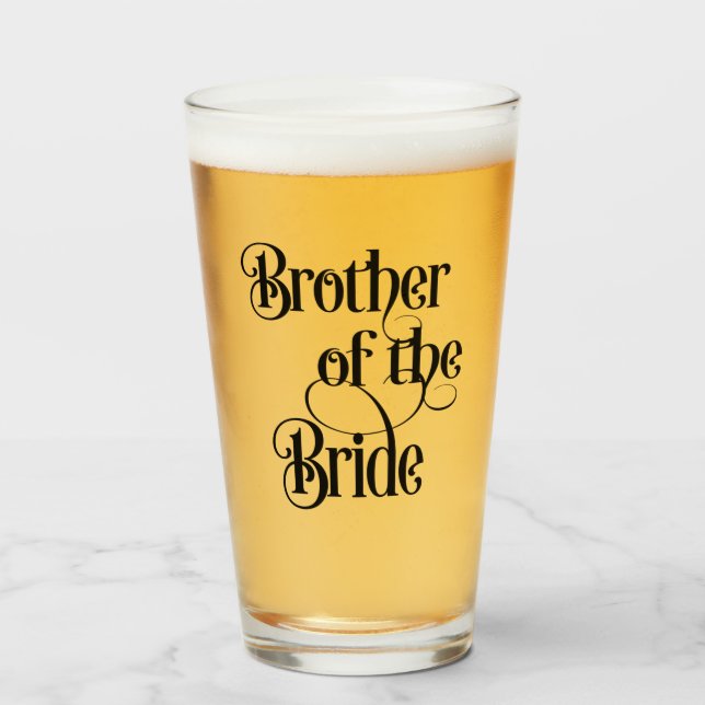 Verre Frère de la mariée (Devant (rempli))