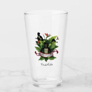 Verre Frida Kahlo   mis Monos