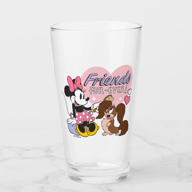 Verre Friends Fur Ever Minnie and Pup Love (Devant)