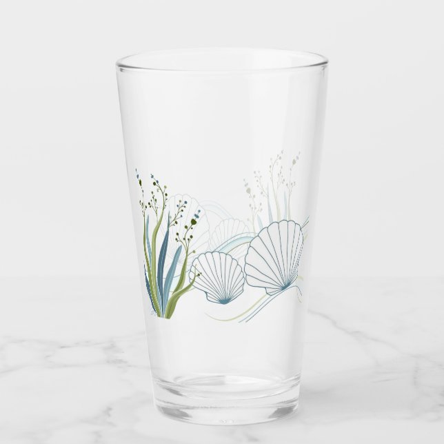 Verre Frontière des coquillages et des algues (Devant)