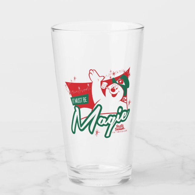 Verre Frosty le bonhomme de neige - Ça doit être magique (Devant)